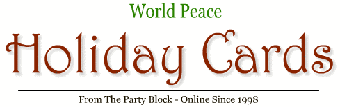 World Peace Holiday Cards